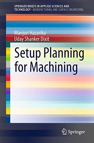 Setup Planning for Machining (SpringerBriefs in Applied Sciences and Technology)