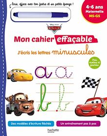 Cars : j'écris les lettres minuscules : 4-6 ans, maternelle, MS, GS