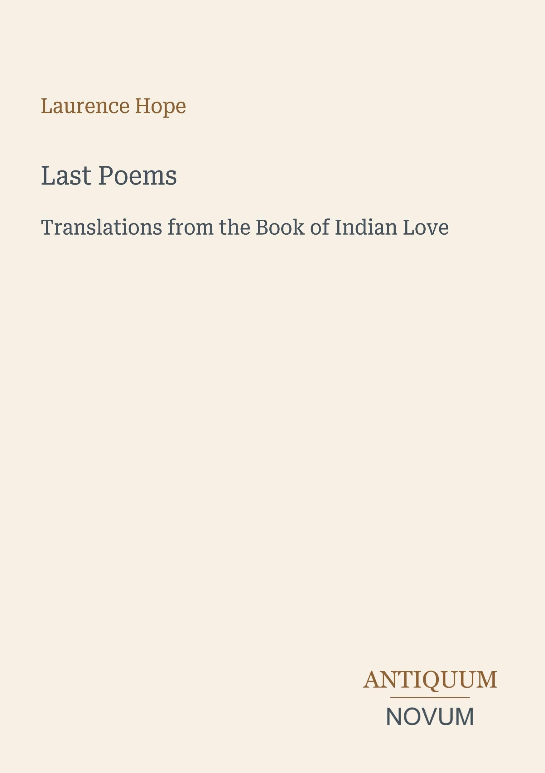 Last Poems