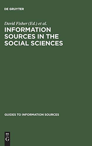 Information Sources in the Social Sciences (Guides to Information Sources)