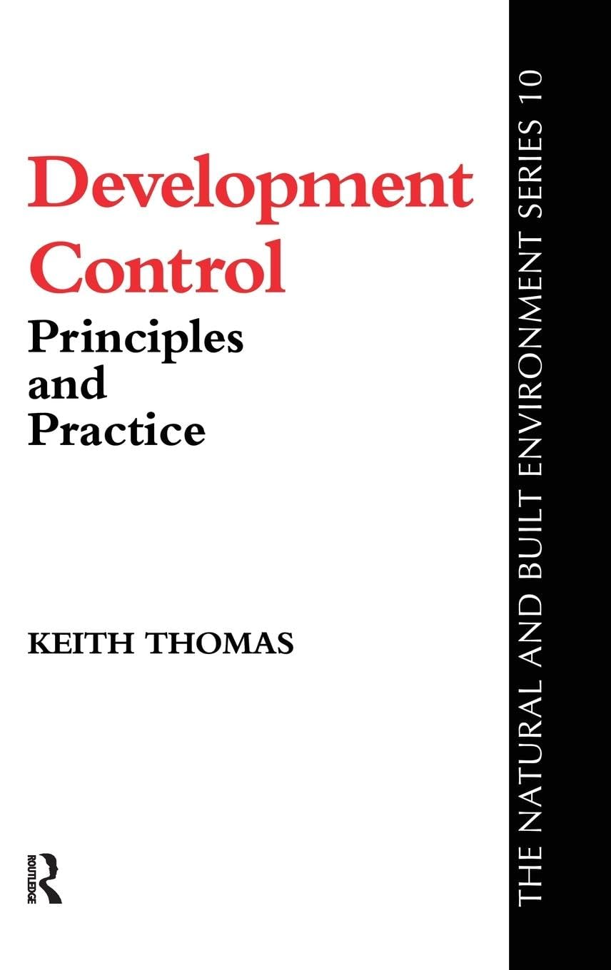 Development Control (Natural and Built Environment)