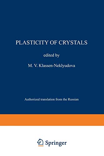 Plasticity of Crystals