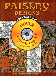 Paisley Designs [With CDROM] (Dover Electronic Clip Art)