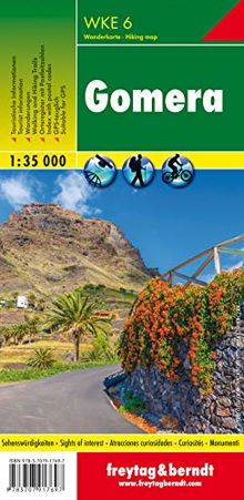 Gomera, Wanderkarte 1:35.000, WKE 6: wandelkaarten 1:35 000 (freytag & berndt Wander-Rad-Freizeitkarten)