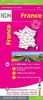 France 1:1 000 000 Routiere Maxi Format 2018: (Straßen, Autobahnen) mit Ortsnamenverzeichnis