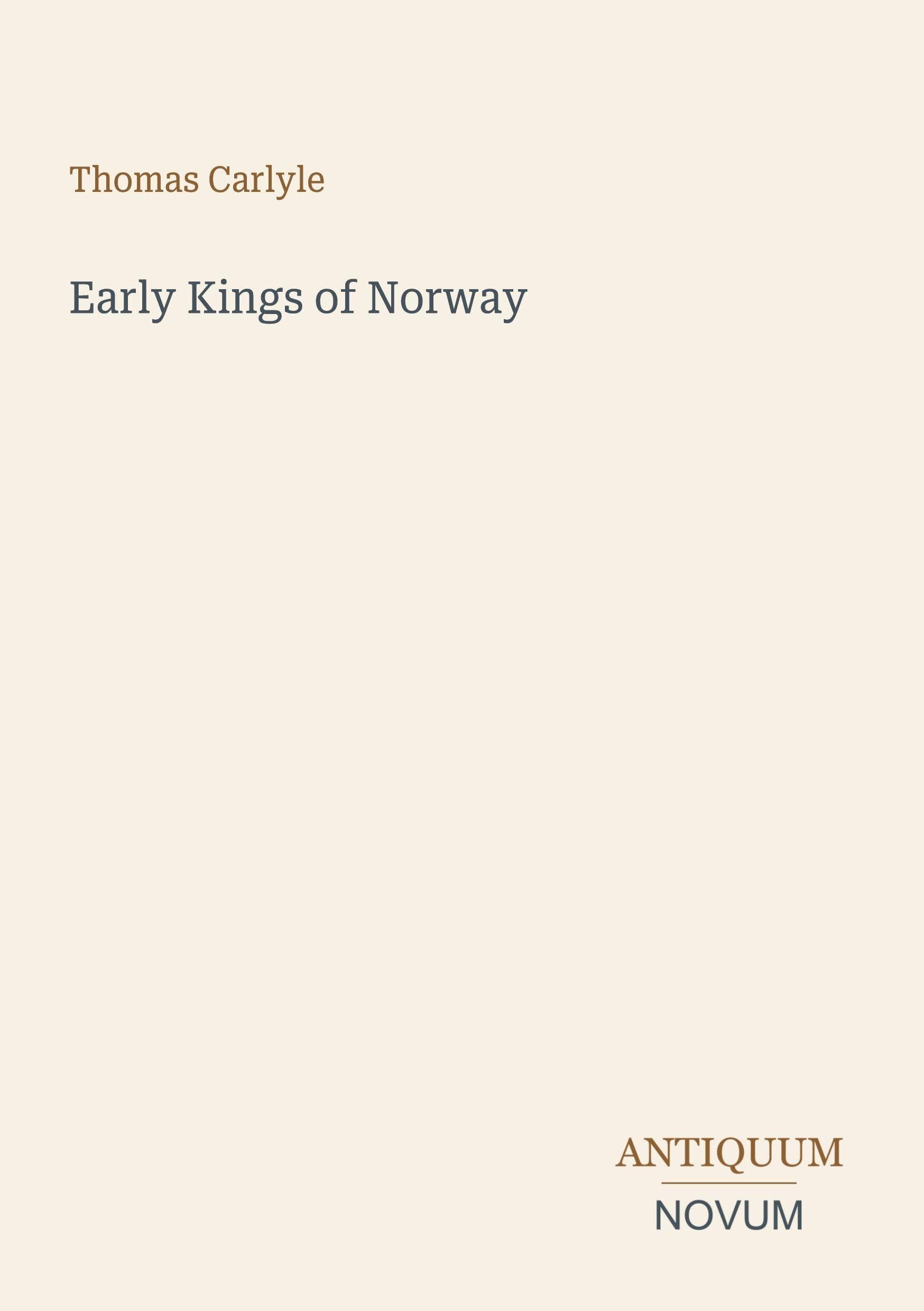 Early Kings of Norway