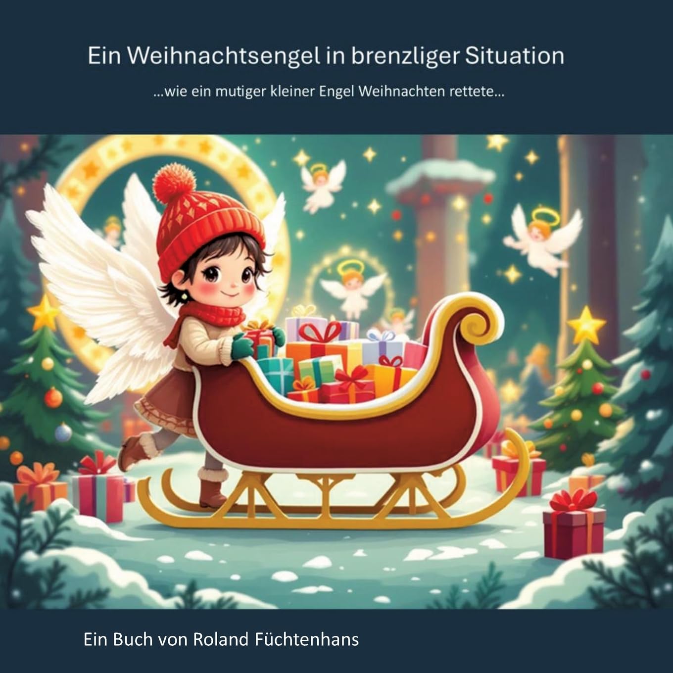 Ein Weihnachtsengel in brenzliger Situation!: Ein kleiner Engel, ein Sturz…und sehr viel Weihnachtschaos, das mit viel Herz besser nicht ausgehen könnte...