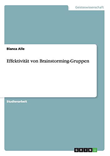 Effektivität von Brainstorming-Gruppen