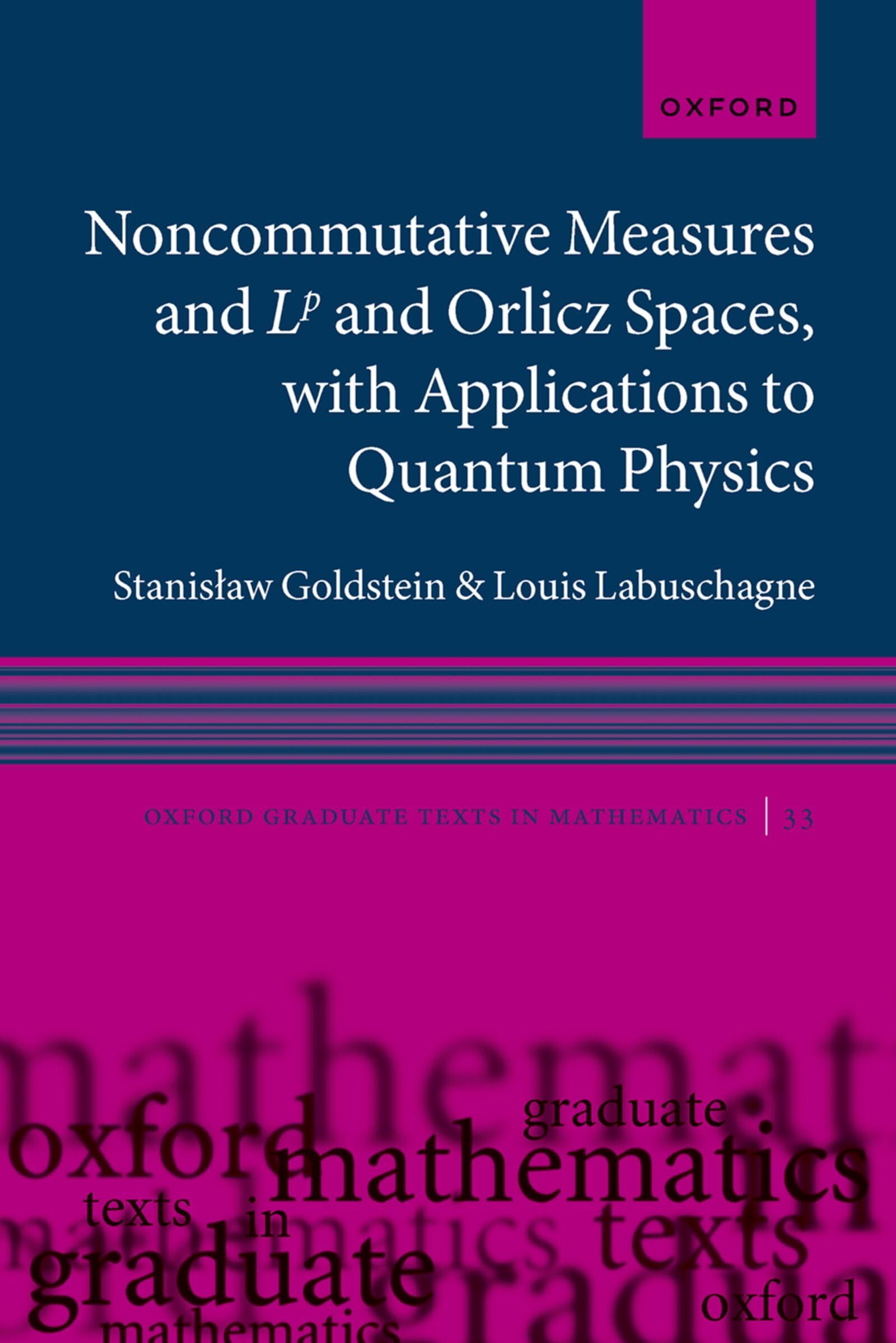 Noncommutative Measures and LP and Orlicz Spaces, with Applications to Quantum Physics