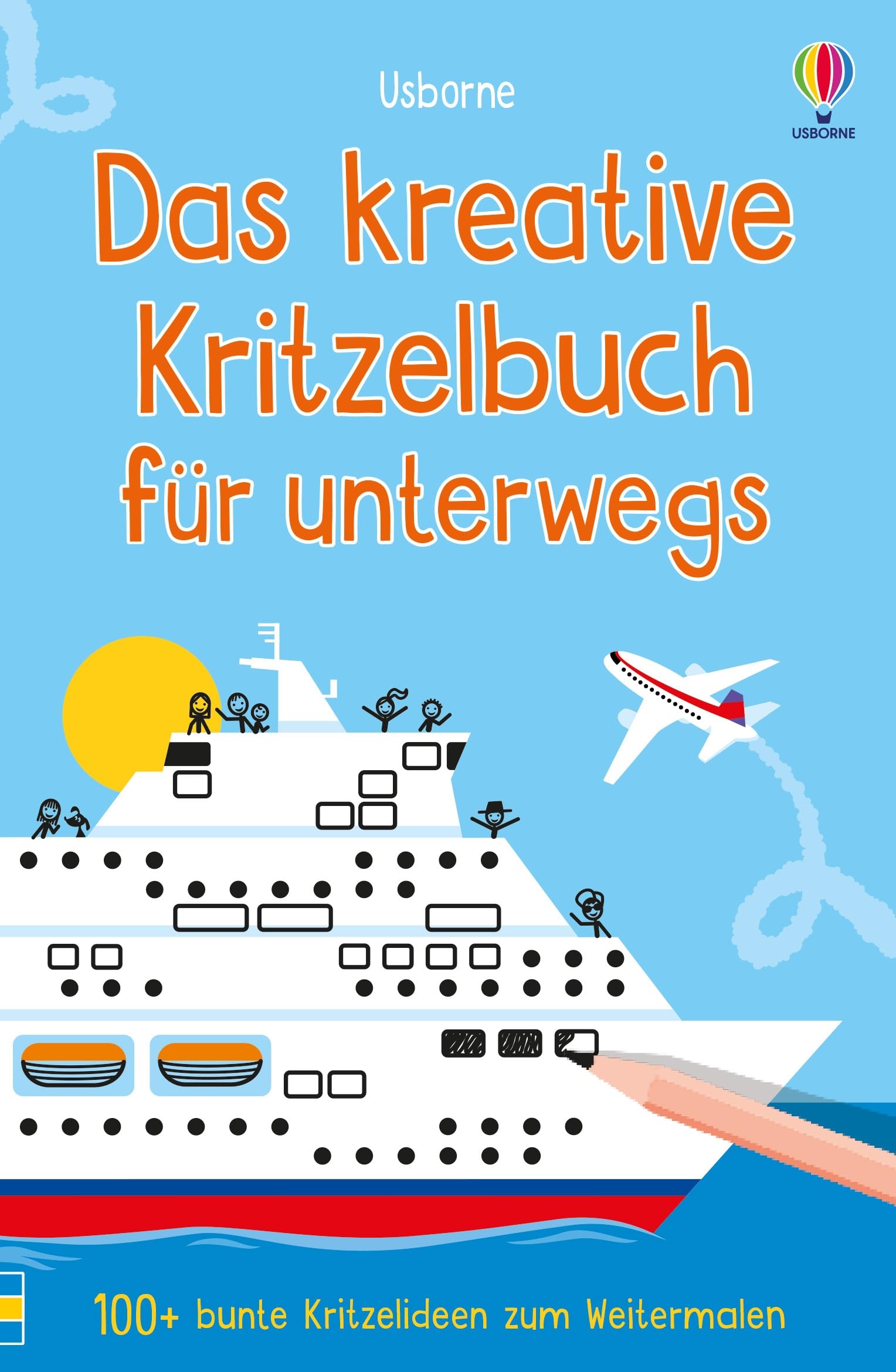 Das kreative Kritzelbuch für unterwegs: über 100 Kritzelideen im handlichen Format – für Kinder ab 6 Jahren (Usborne Knobelbücher)