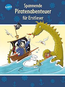 Spannende Piratenabenteuer für Erstleser: Sammelband zum Mitlesen ab 5 Jahren, Bilder ersetzen Hauptwörter