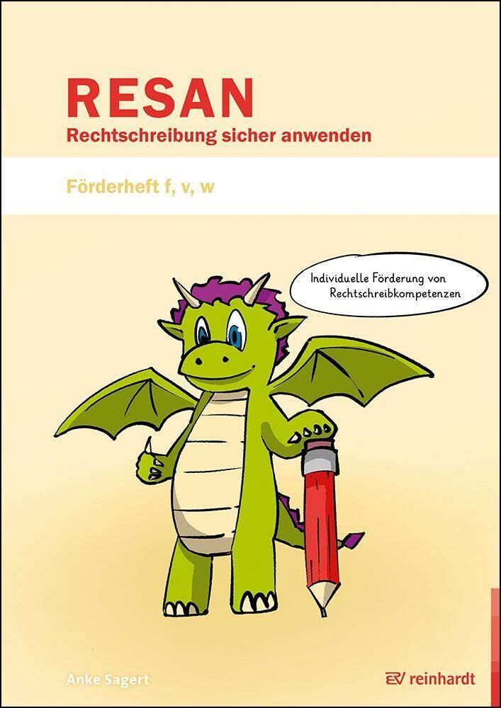 RESAN - Rechtschreibung sicher anwenden. Förderheft f, v, w