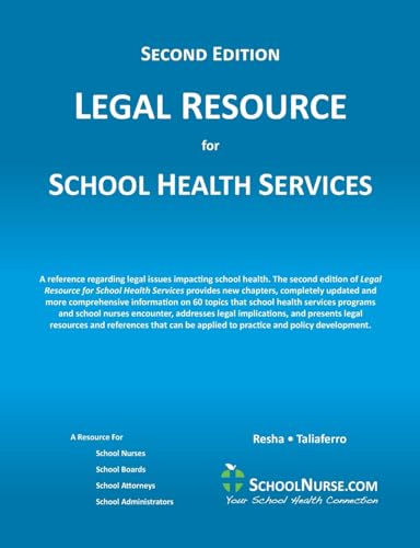 LEGAL RESOURCE for SCHOOL HEALTH SERVICES - Second Edition - Soft Cover
