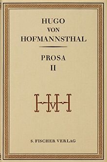 Prosa II: Gesammelte Werke in Einzelausgaben