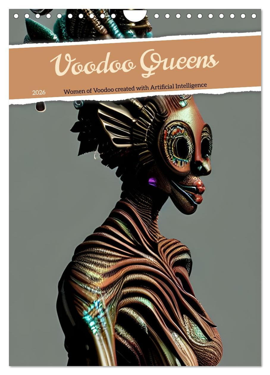 Voodoo Queens (Wall Calendar 2026 DIN A4 portrait), CALVENDO 12 Month Wall Calendar: Women of Voodoo created with Artificial Intelligence