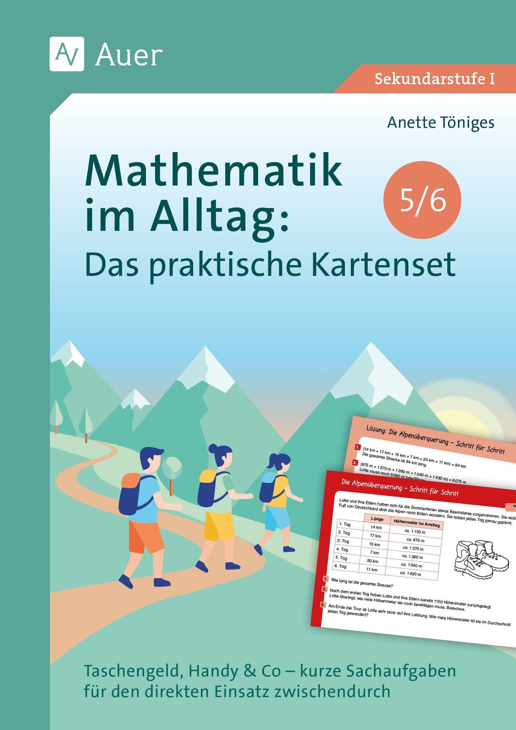 Mathematik im Alltag: Das praktische Kartenset 5-6