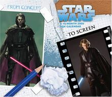 Star Wars From Concept to Screen Calendar 2009 von Trends Intl Corp | Buch | Zustand gut