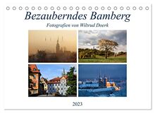 Bezauberndes Bamberg (Tischkalender 2023 DIN A5 quer), Calvendo Monatskalender