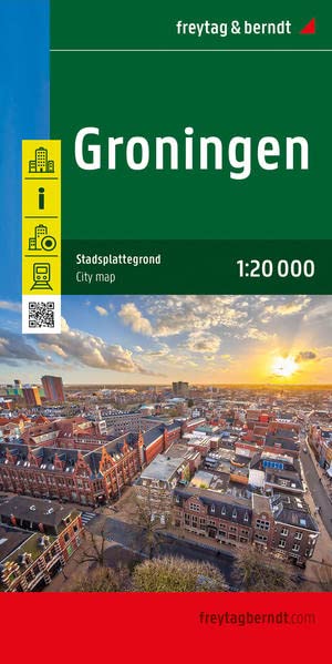 Groningen, Stadtplan 1, 20.000, Freytag & Berndt (freytag & Berndt Stadtpläne)