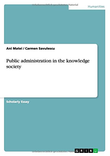 Public administration in the knowledge society