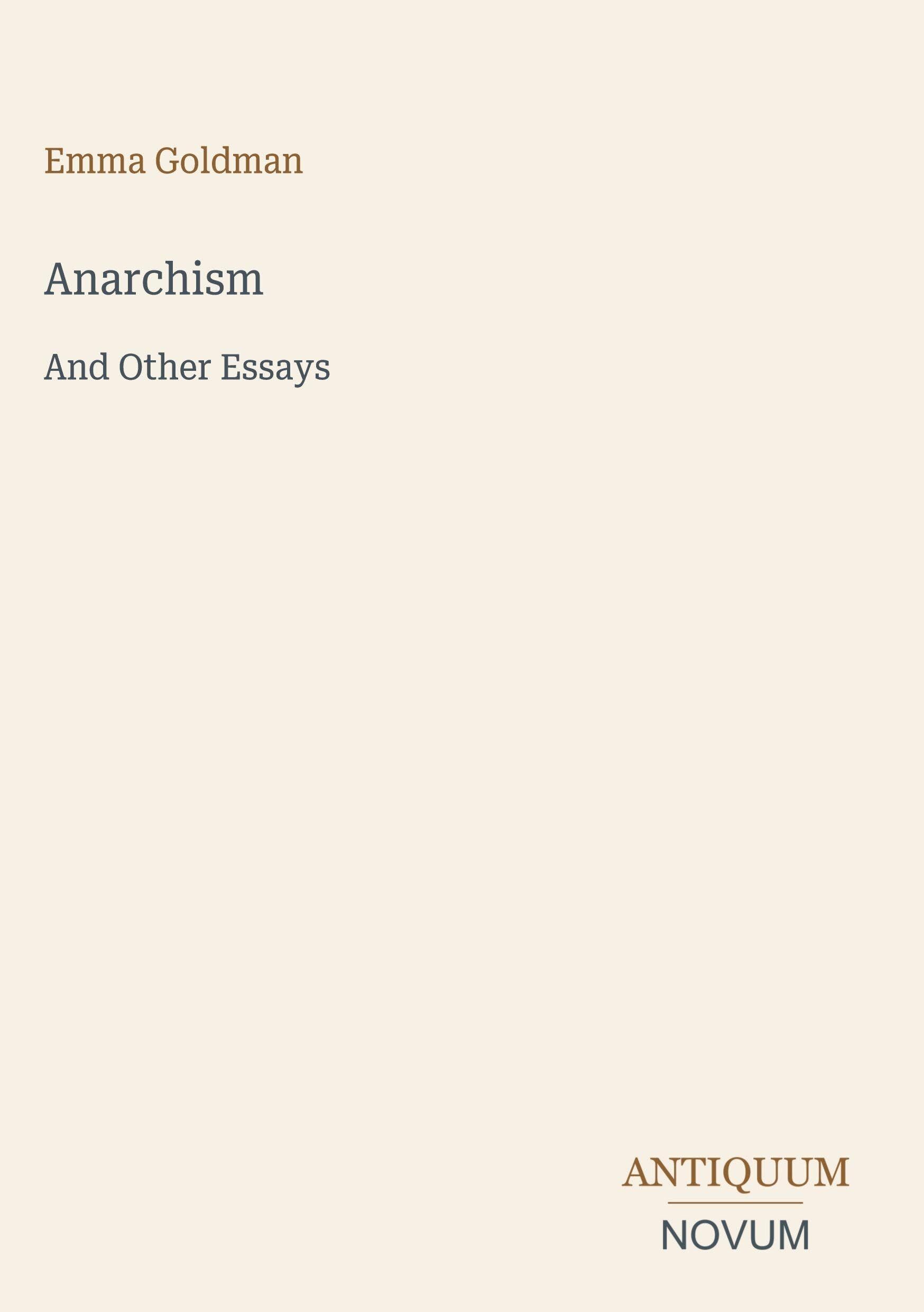 Anarchism