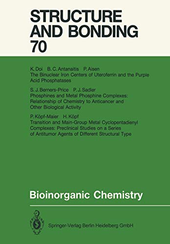 Bioinorganic Chemistry (Structure and Bonding, Band 70)