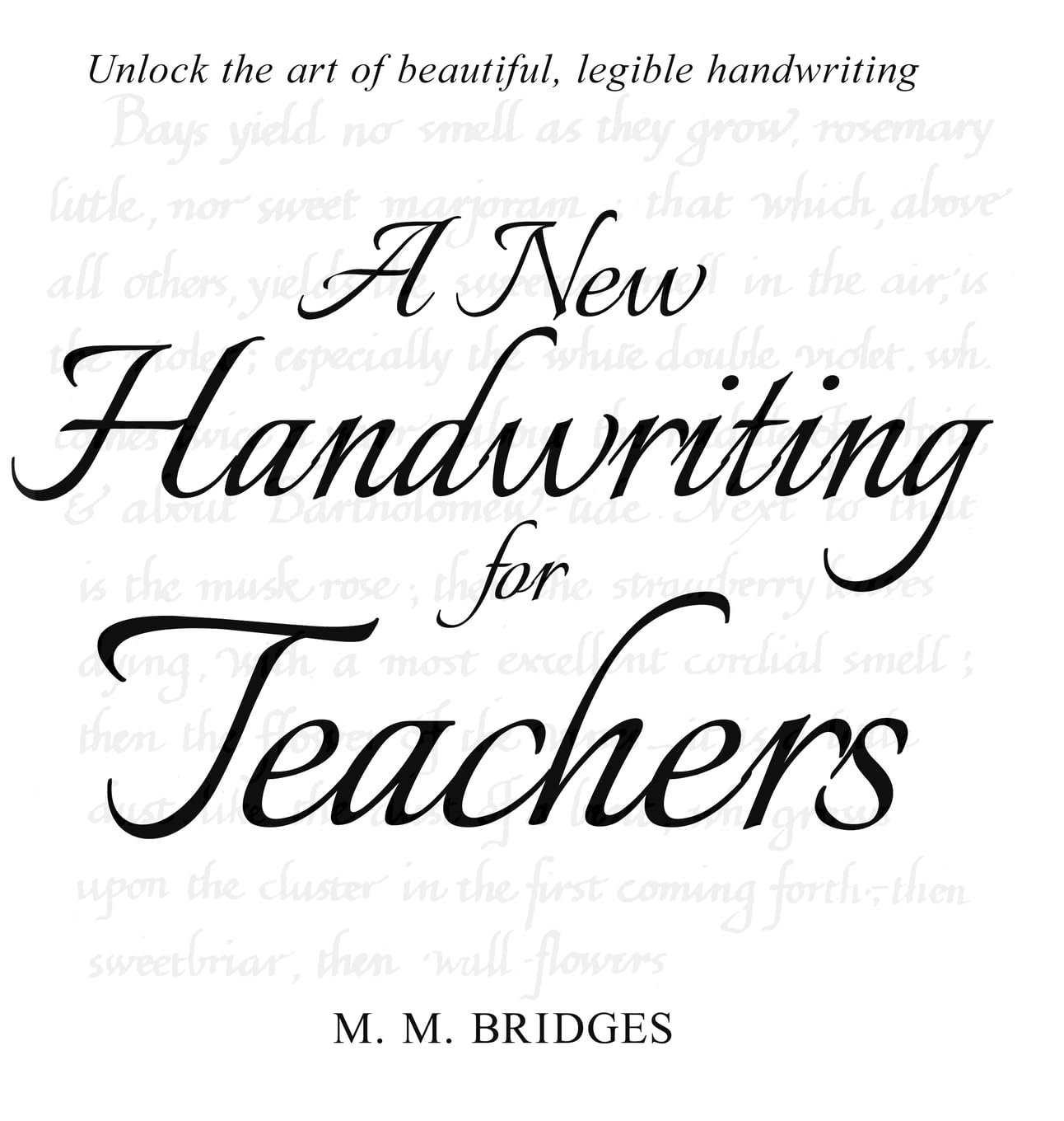 A New Handwriting for Teachers