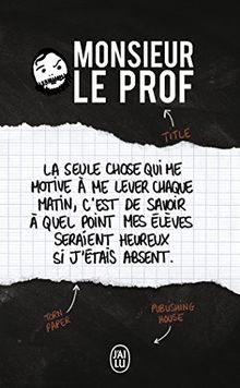 Monsieur le prof