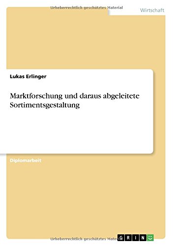 Marktforschung und daraus abgeleitete Sortimentsgestaltung