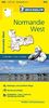 Michelin Normandie West: Straßen- und Tourismuskarte 1:150.000 (MICHELIN Localkarten)