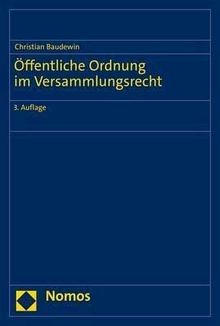 Öffentliche Ordnung im Versammlungsrecht