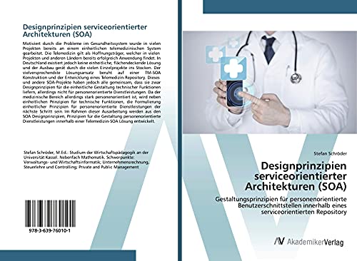 Designprinzipien serviceorientierter Architekturen (SOA): Gestaltungsprinzipien für personenorientierte Benutzerschnittstellen innerhalb eines serviceorientierten Repository
