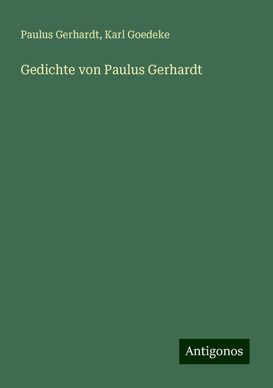 Gedichte von Paulus Gerhardt