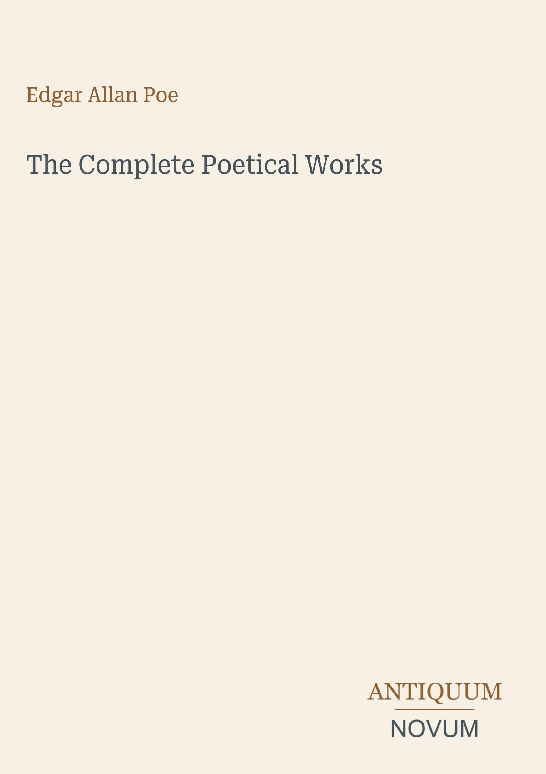 The Complete Poetical Works