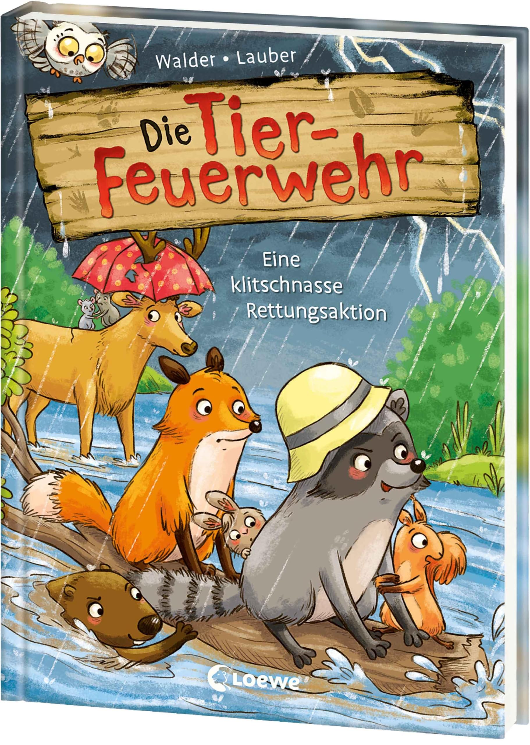 Die Tier-Feuerwehr (Band 2) - Eine klitschnasse Rettungsaktion: Ein neuer Einsatz für Eddie und seine Freunde! - Tierisch starkes Erstlesebuch von Bestseller-Autorin Vanessa Walder ab 7 Jahren