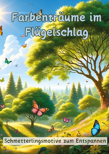 Farbenträume im Flügelschlag: Schmetterlingsmotive zum Entspannen