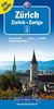 Zürich 1 : 16 000. City map: Stadtplan von Zürich mit: Hauptplan inkl. Flughafen, Liniennetz S-Bahn (SBB), Liniennetz Stadt (VBZ), Straßenverzeichnis, Detailplan Zentrum