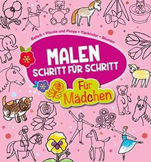 Malen Schritt-für-Schritt: Mädchen