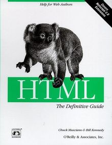 HTML: The Definitive Guide (Nutshell Handbook)