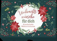 Weihnachtswünsche für dich: 10 zauberhafte Weihnachtskarten von Groh Verlag | Buch | Zustand gut