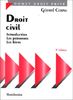 DROIT CIVIL. Introduction, Les personnes, Les biens, 9ème édition (Précis Domat)