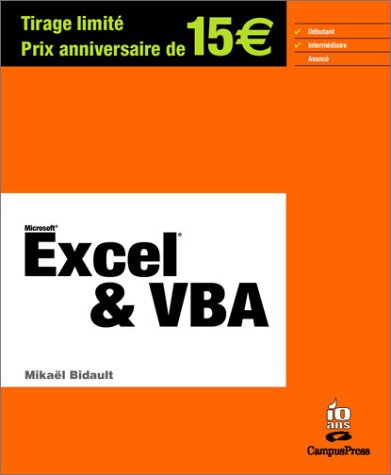 Excel Et Vba (le Programmeur)