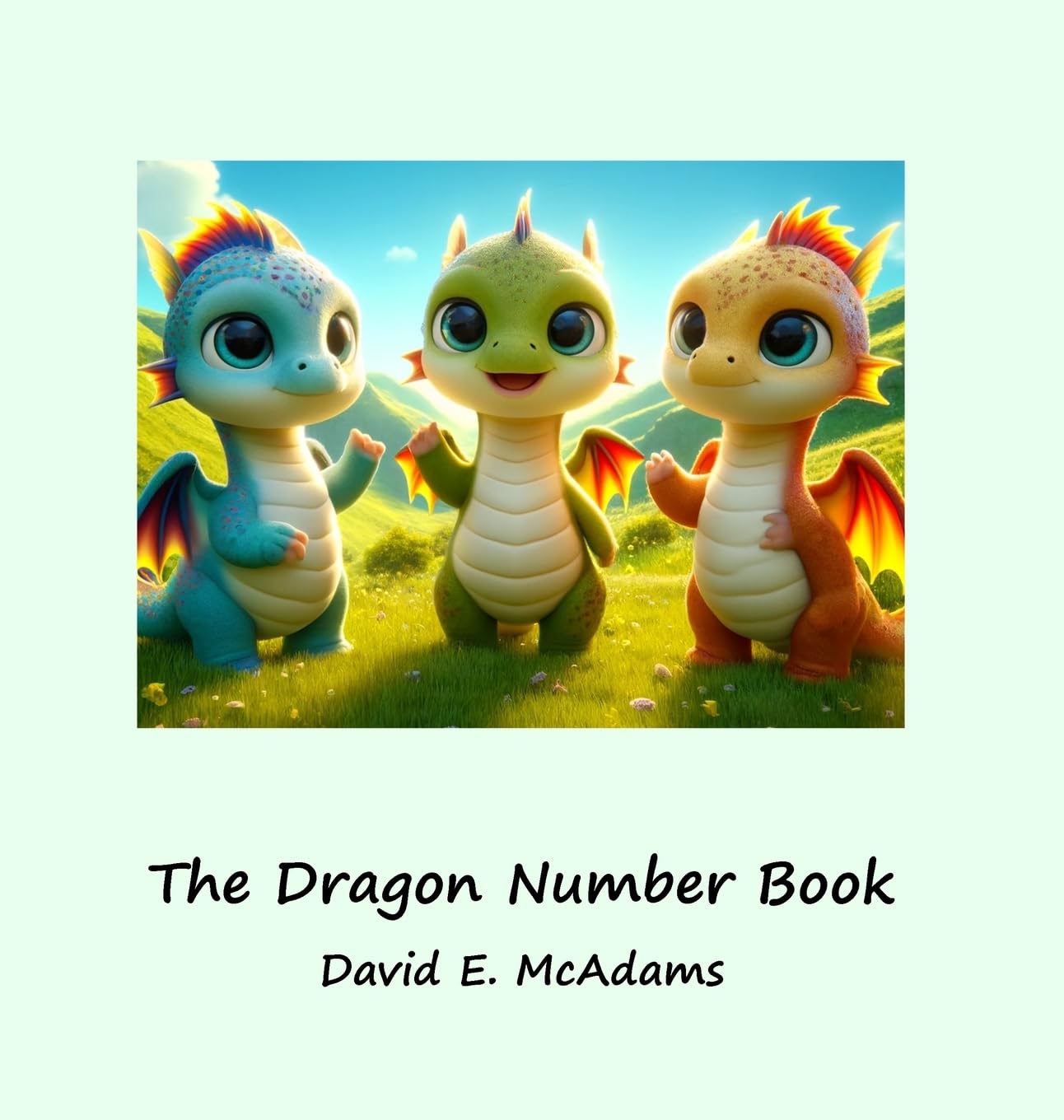 The Dragon Number Book: Cute dragons introducing the numbers 0-10 (Math Books for Children)