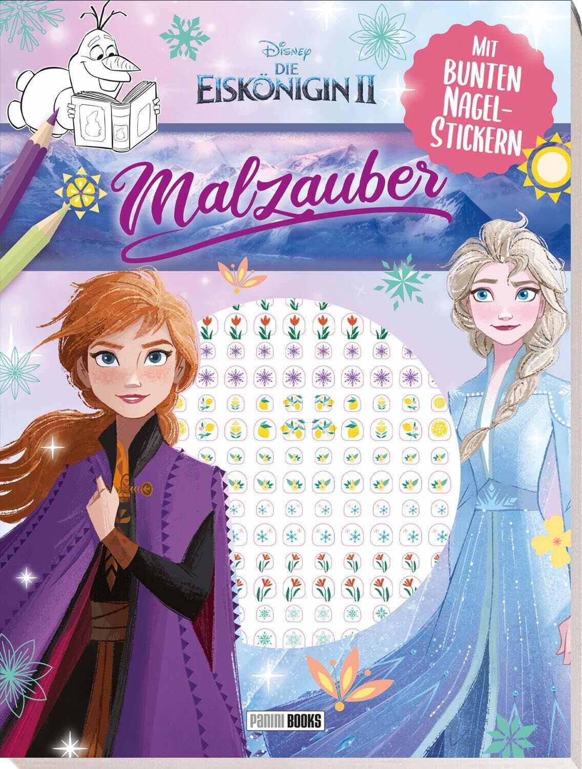 Disney: Disney Die Eiskönigin 2: Malzauber - Mit bunten Nagelstickern!