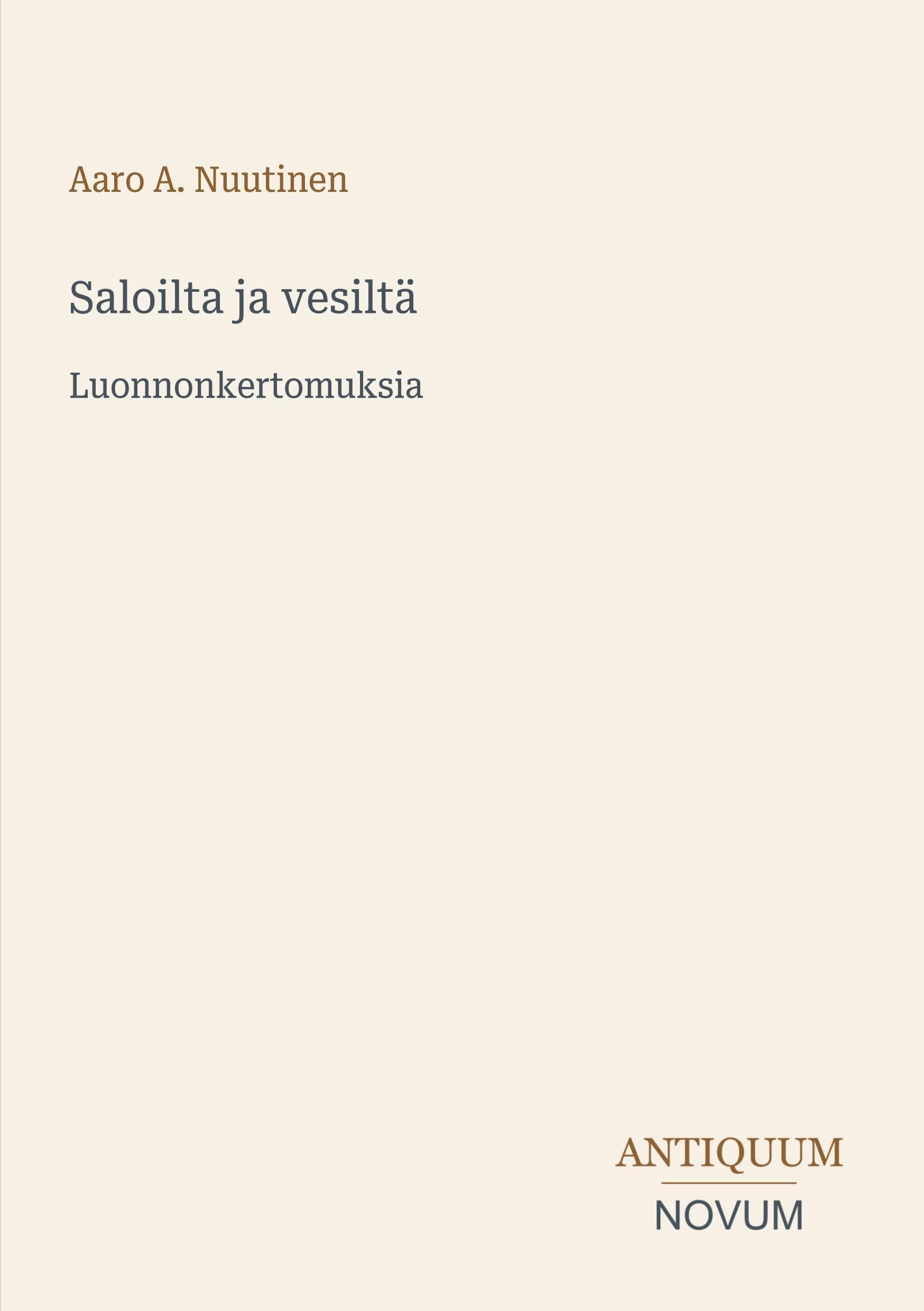 Saloilta ja vesiltä