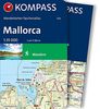 Mallorca: Wanderkarten-Taschenatlas (KOMPASS-Wanderkarten-Taschenatlas, Band 2753)