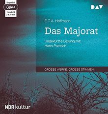 Das Majorat: Ungekürzte Lesung mit Hans Paetsch (1 mp3-CD)