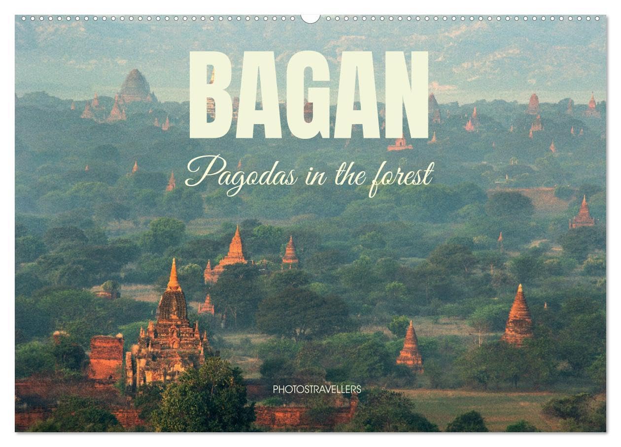 Bagan - Pagodas in the forest (Wall Calendar 2026 DIN A2 landscape), CALVENDO 12 Month Wall Calendar: The ancient city in Myanmar
