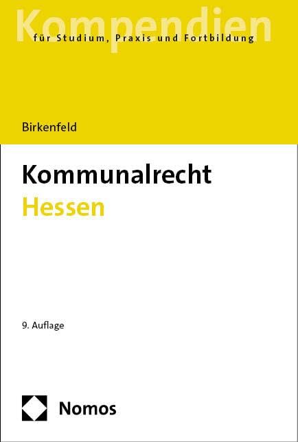 Birkenfeld, Daniela: Kommunalrecht Hessen