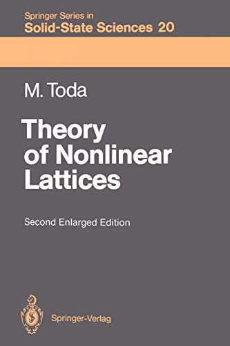 Theory of Nonlinear Lattices, Second Enlarged Edition (Springer Series in Solid-State Sciences, 20, Band 20)